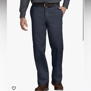 Dickies men’s original 874 navy work utility and safety pants.